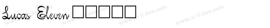 Lucas Eleven字体转换